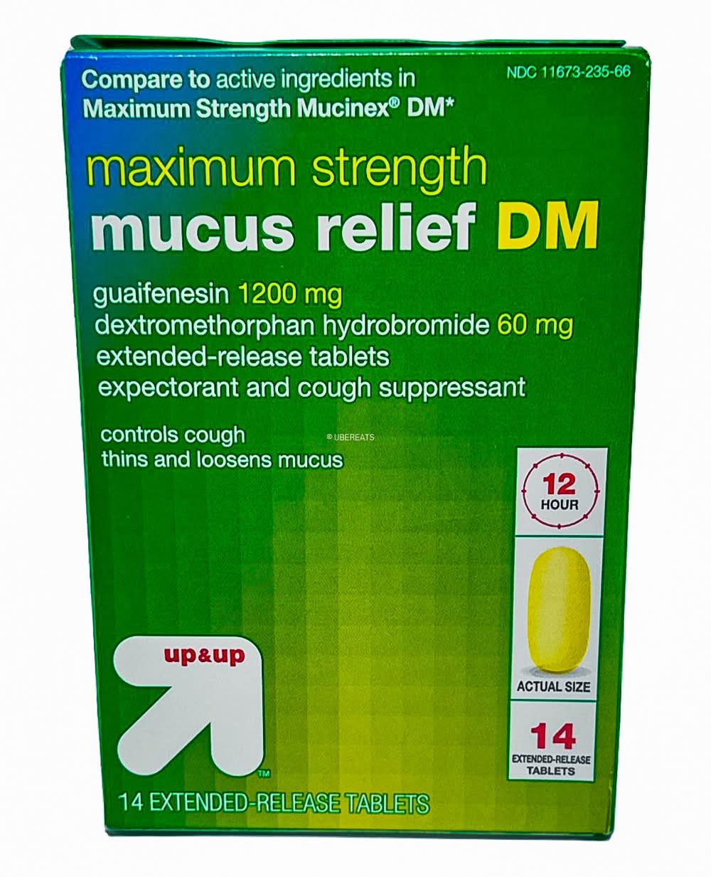up&up Maximum Strength Mucus Relief Dm Tablets (0.17 lbs, 14 ct)