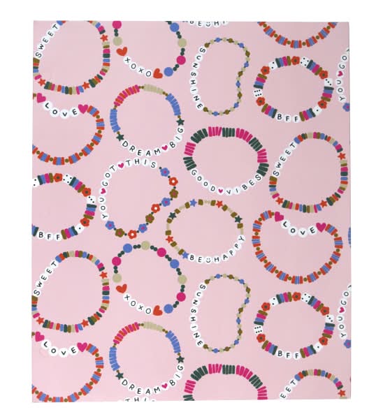 Top Flight Fashion 2-Pocket Folder, 9-7/8" x 11-13/16", Bracelets