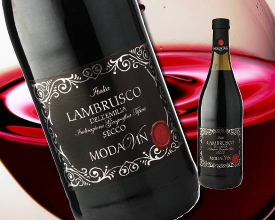 【Buy 1 Get 1 Free※注文数”2”以上】ランブルスコ・デッレ・エミリア　セッコ　モダヴィン【428621】LAMBRUSCO ROSSO SECCO(微発泡)