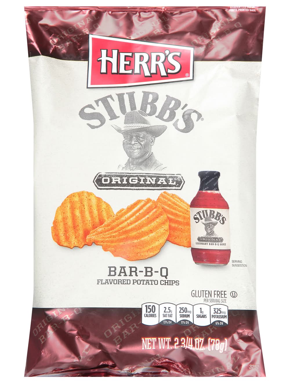 Herr's Bar-B-Q Potato Chips (2.1 oz)