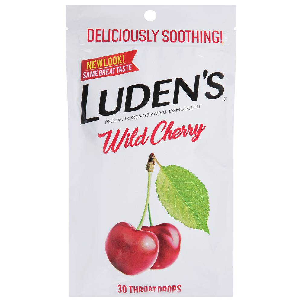 Luden's Wild Throat Drops, Cherry (3.68 oz)