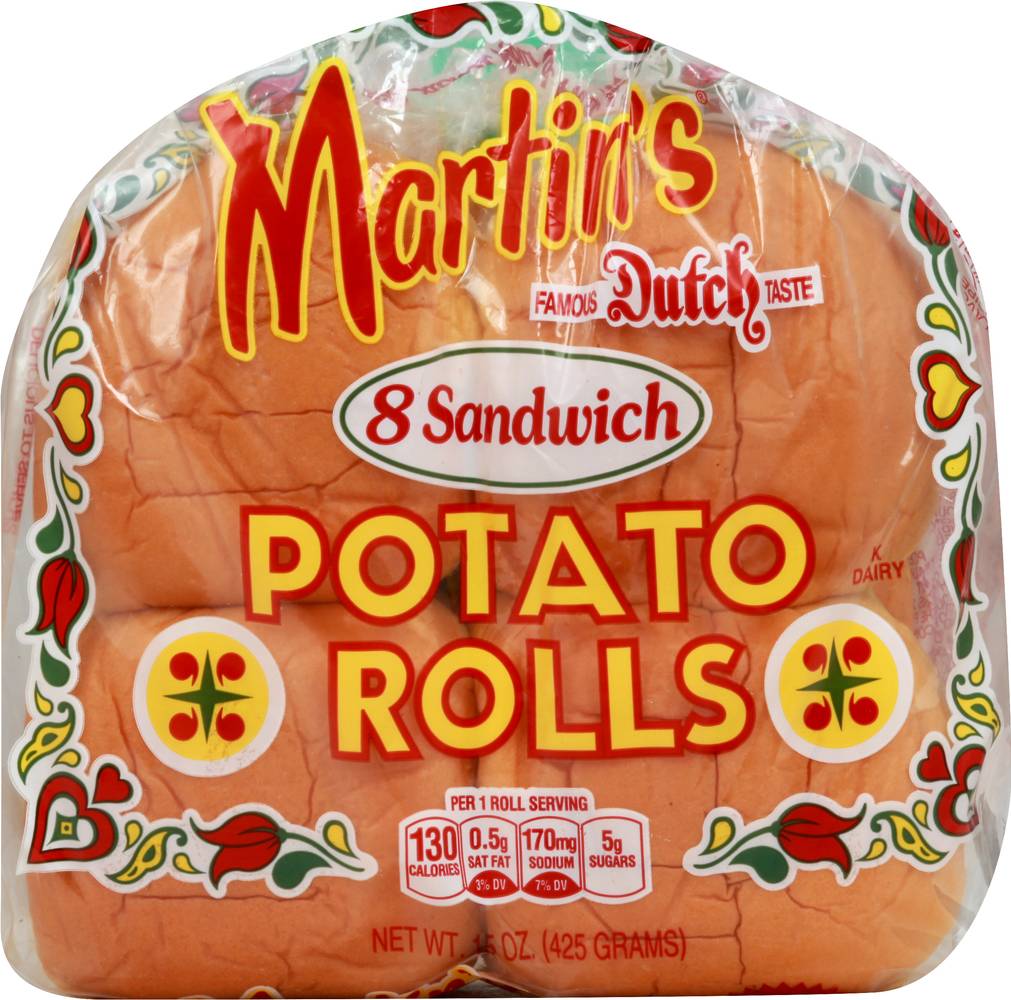 Martin's Potato Sandwich Rolls (15 oz, 8 ct)