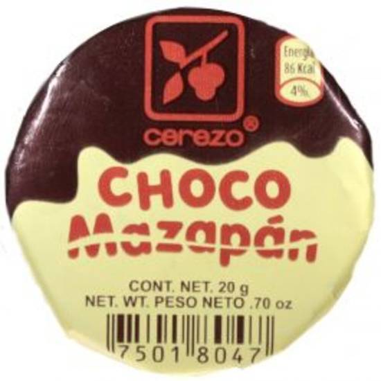 CHOCO MAZAPAN CEREZO 20 GR