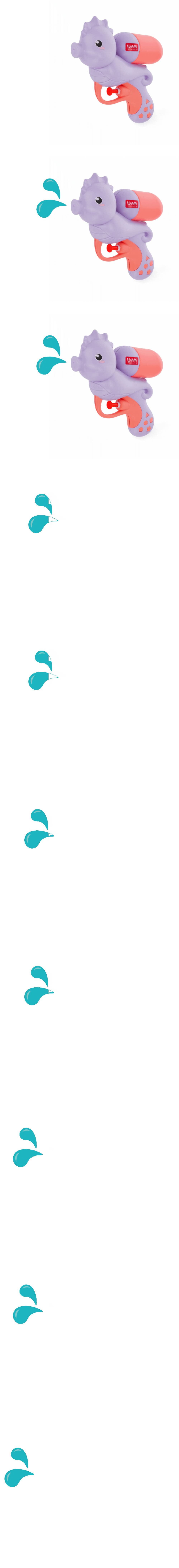 Pistola Água - Cavalo Marinho