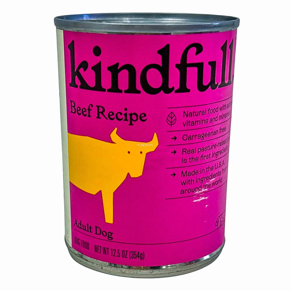 Kindfull Wet Food For Adult Dog, Beef (12.5 oz)