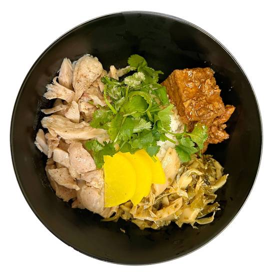 Taiwan style chicken rice bowl (台式雞肉飯）