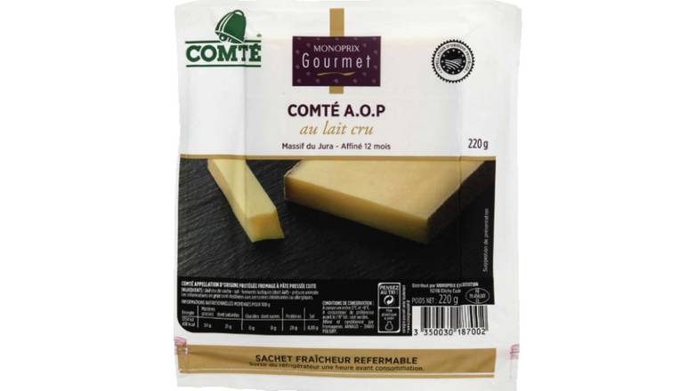 Monoprix Gourmet Comté AOP Le paquet de 220g