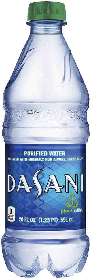 DASANI Purified Water Bottles, 20 fl oz, 24 Pack (1 Unit per Case)