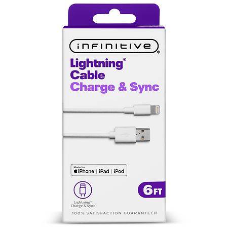 Infinitive Usb-A To Lightning Pvc Cable 6ft