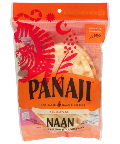 Panaji Original Flame-Baked Naan Flatbread