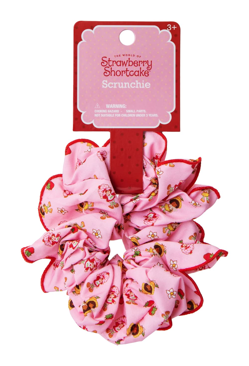 Licensed Oversized Scrunchie Strawberry Shortcake