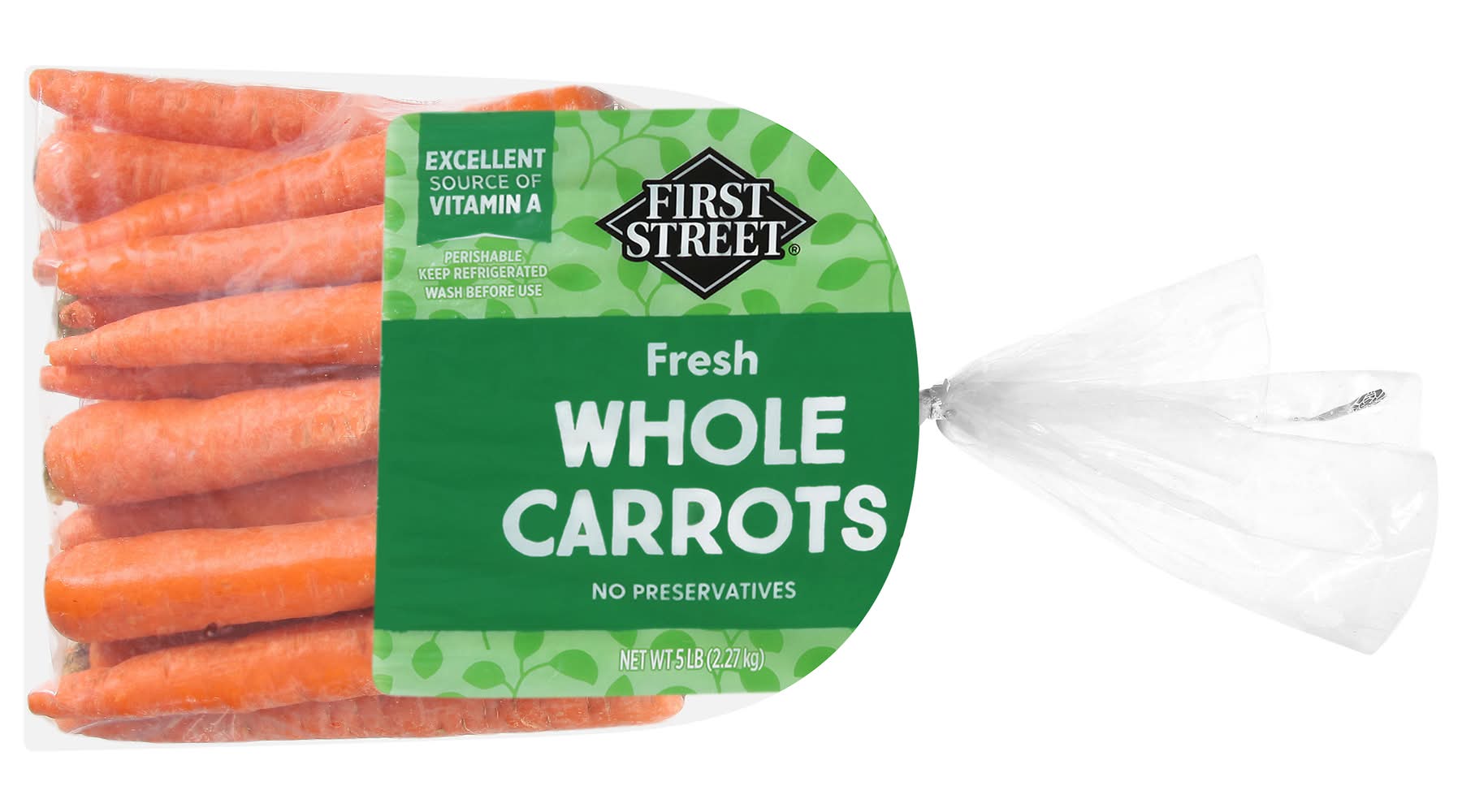 First Street Whole Carrots (5.01 lbs)