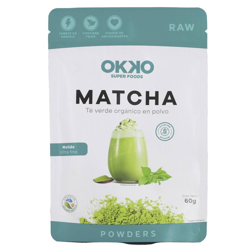 Okko matcha orgánica (doypack 60 g)