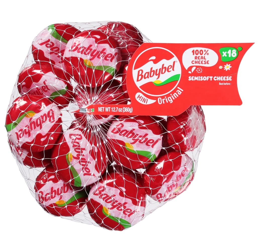 Babybel Mini Semisoft Cheese (12.7 oz, 18 ct)