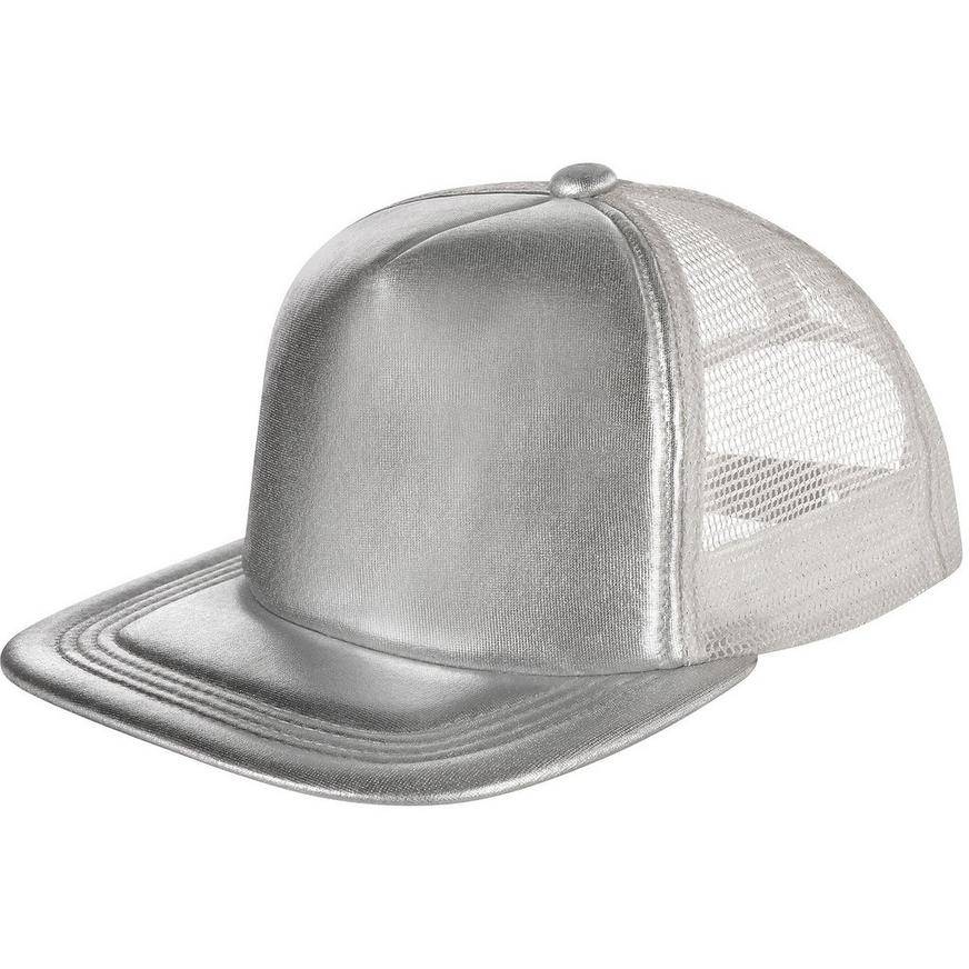 Silver Baseball Hat