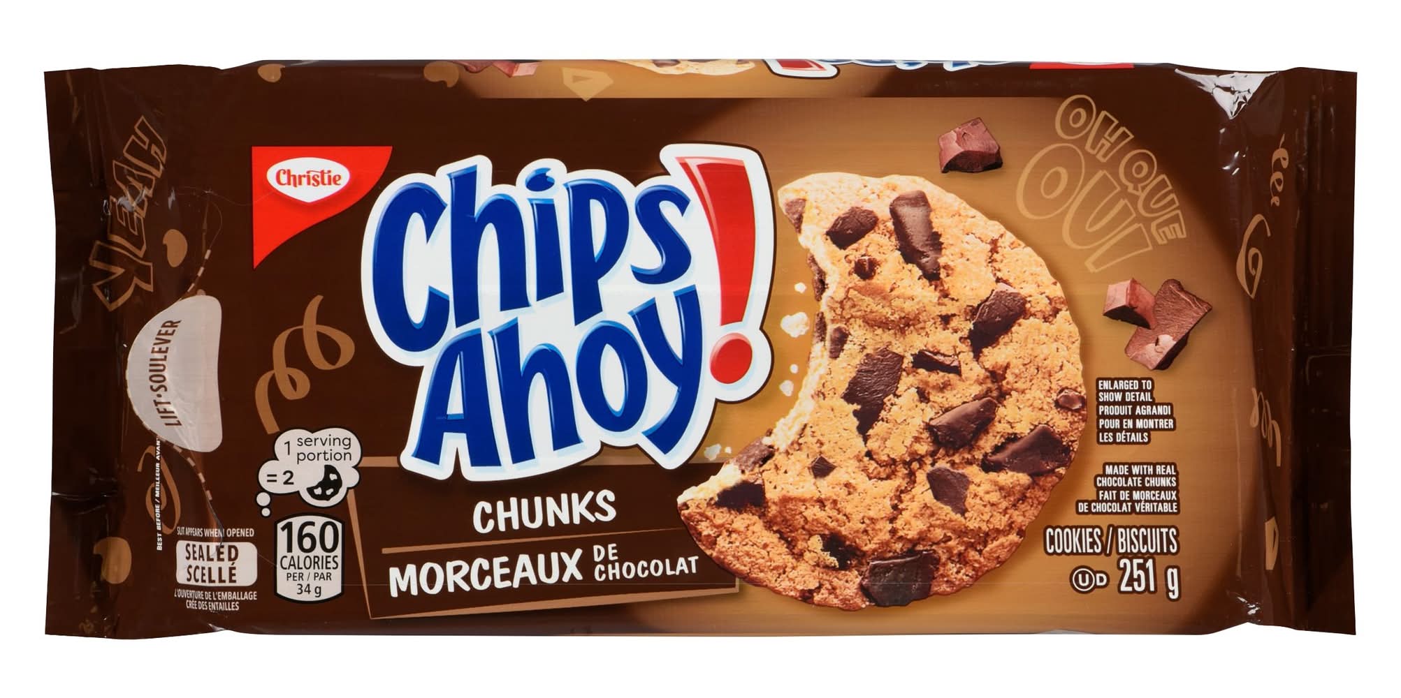 Chips Ahoy! Cookies, Chocolate Chunks (251 g)