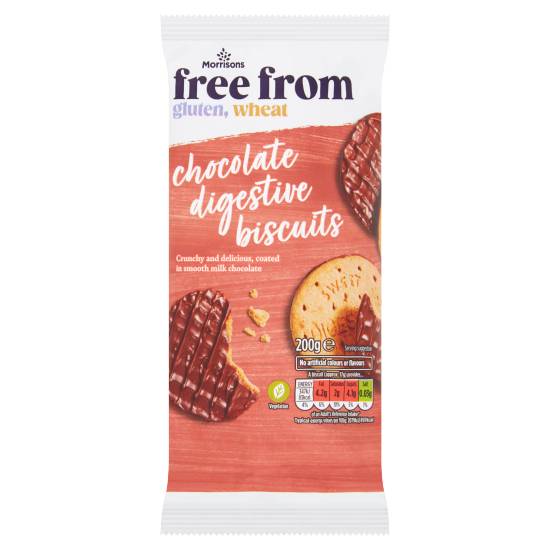 Morrisons Free From Digestive Biscuits (chocolate)