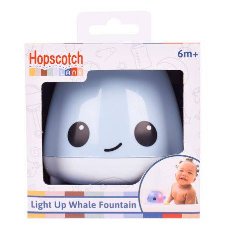 Hopscotch Lane Light Up Whale Fountain Bath Toy For 6 Months and Older