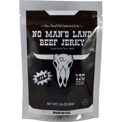 No Man's Land Mild Beef Jerky 3oz
