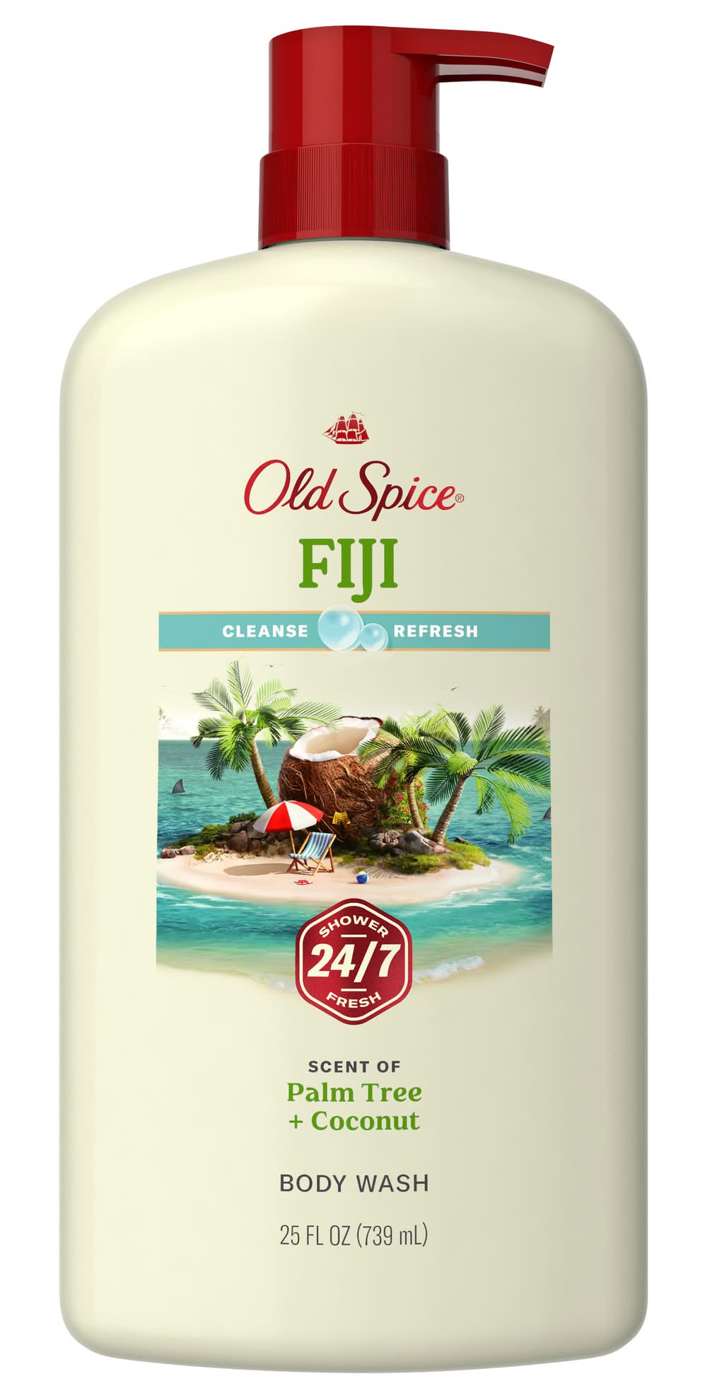Old Spice Fiji With Palm Tree Body Wash (25 fl oz)