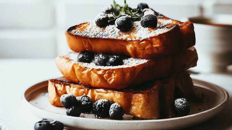 French Toast with Blueberries