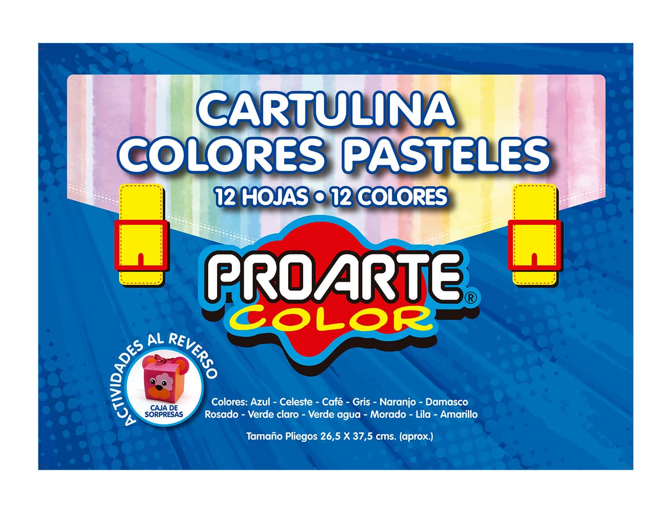 Proarte · Estuche de cartulina colores pasteles (200 g)