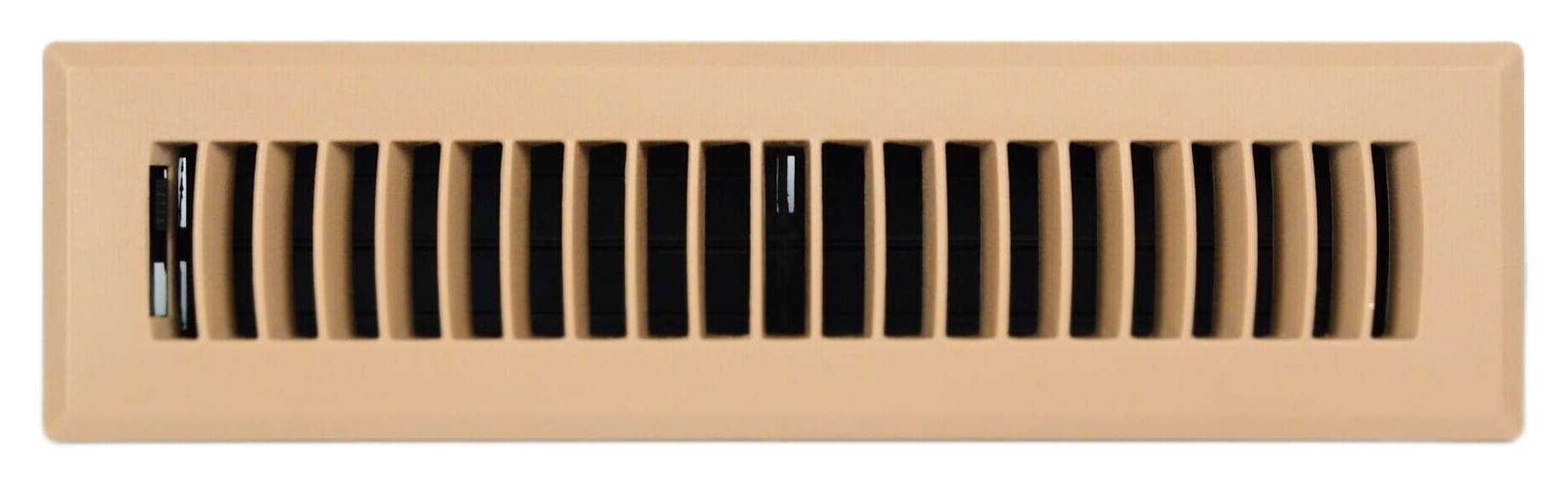 RELIABILT 2-in x 12-in ABS resin Taupe Floor Register | 2010212BR