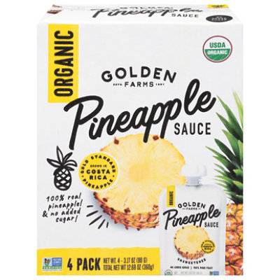 Golden Farms Organic Pineapple Pouch