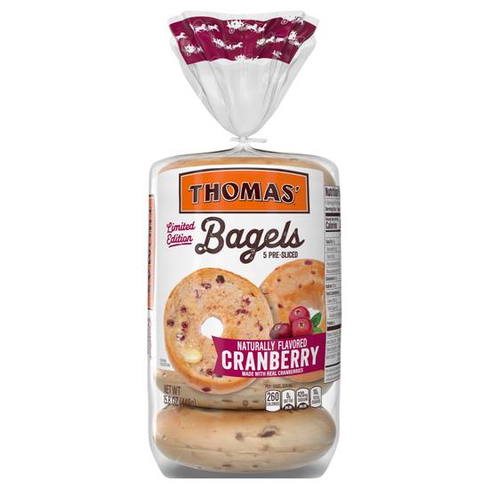 Thomas' Limited Edition Bagels (cran berry)