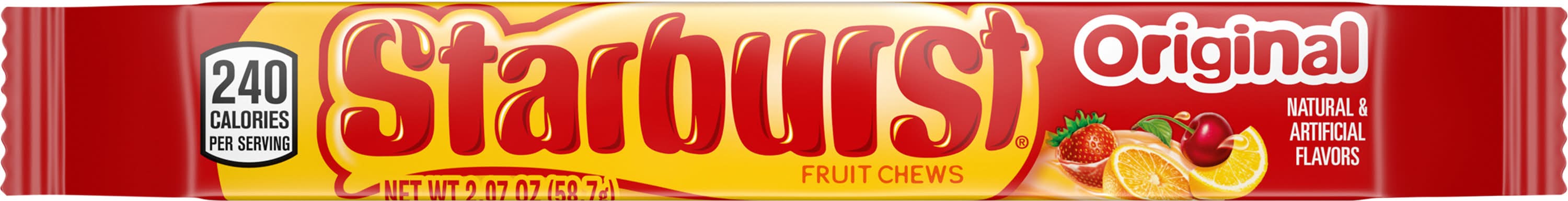 Starburst Original Fruit Chews Candy, Assorted (2.07 oz)