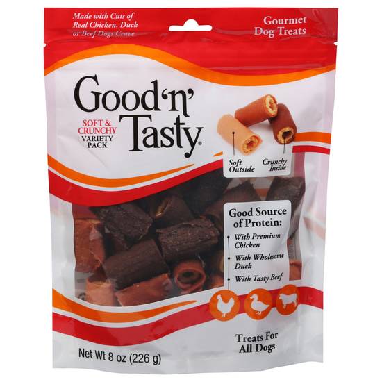 Good 'N' Tasty Variety pack Soft & Crunchy Gourmet Dog Treats