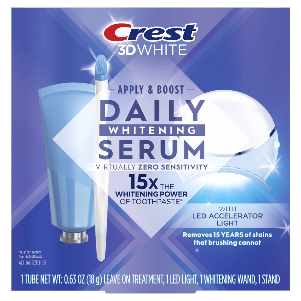 Crest Whitening Emulsions Leave-On Teeth Treatment With Led Accelerator Light