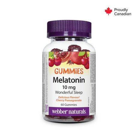 Webber Naturals Melatonin Gummies 10 mg (60 ct)