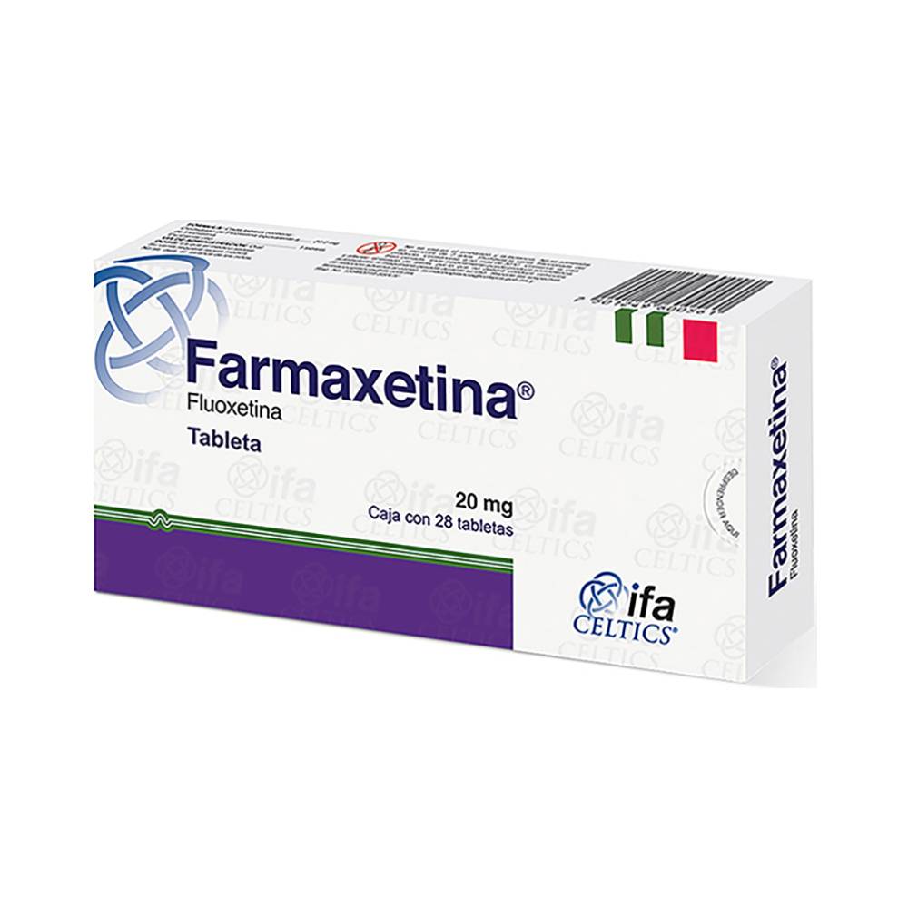 Ifa celtics farmaxetina fluoxetina tabletas 20 mg (28 piezas)