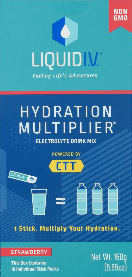 Liquid I.v. Hydration Multiplier Electrolyte Drink Mix (5.65 oz) (strawberry)