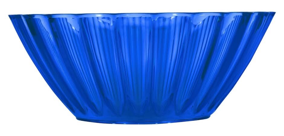 Caterer's Corner Bright Blue Wavy Bowl, 1-ct.
