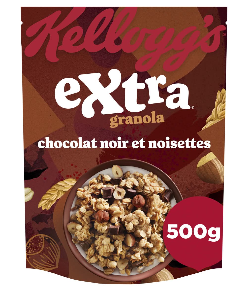 Extra - Céréales granola, chocolat noir & noisettes grillées (500g)