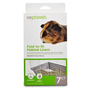 Sophresh tapete absorbente para jaula de mascotas pequeñas (7 un)