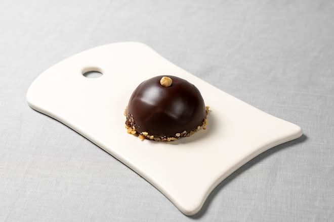 Dark & White Chocolate Mousse Cake