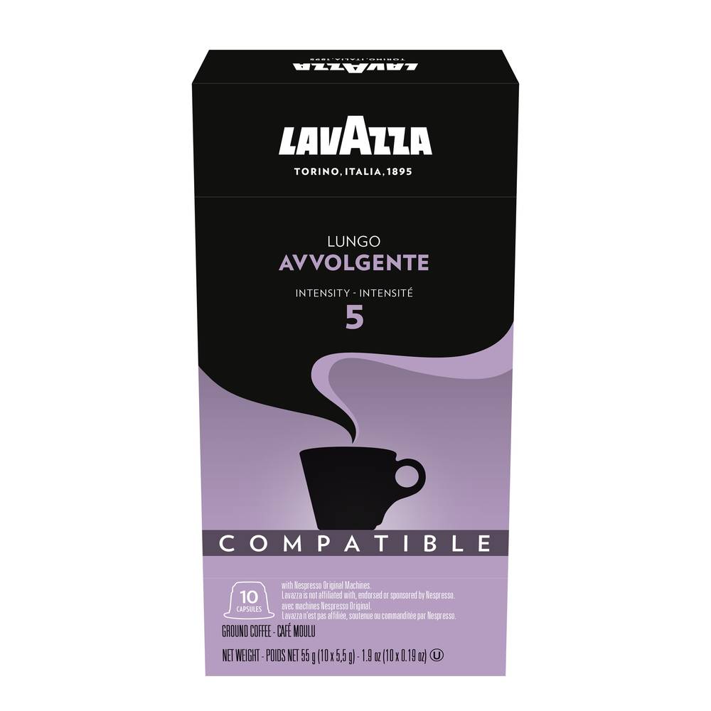 Lavazza Ncc Capsules Espresso Lungo, 10 Ct, 1.9 Oz