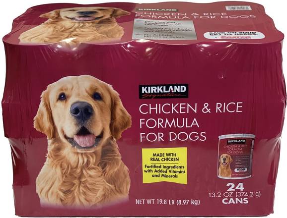 Kirkland Signature Dogs Food (24 ct) (chicken & rice)