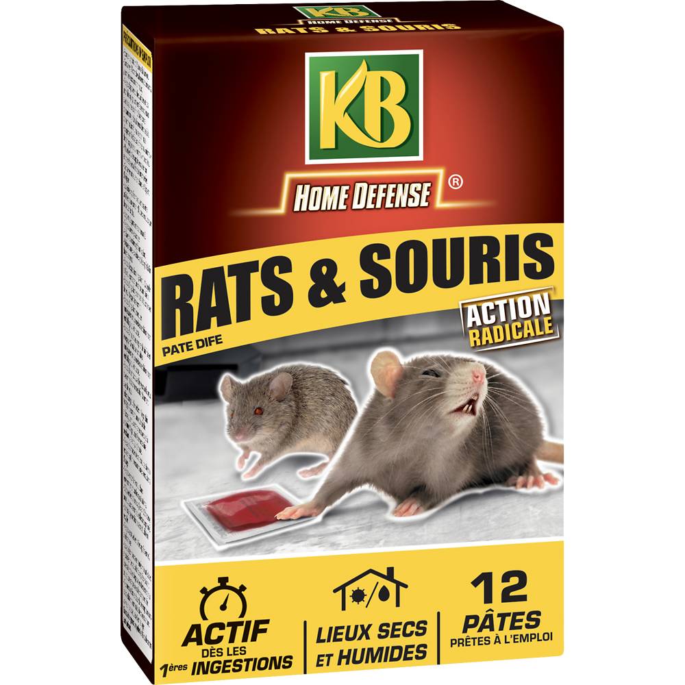 KB Home Defense - Pâtes anti rats et souris (12)