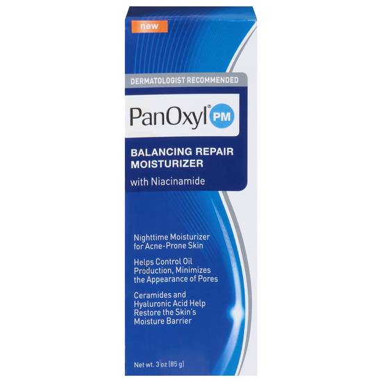 Panoxyl Pm Balancing Repair Niacinamide Moisturizer
