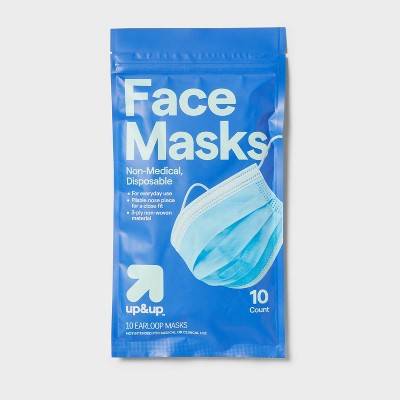 up&up Disposable Face Mask (10 ct)