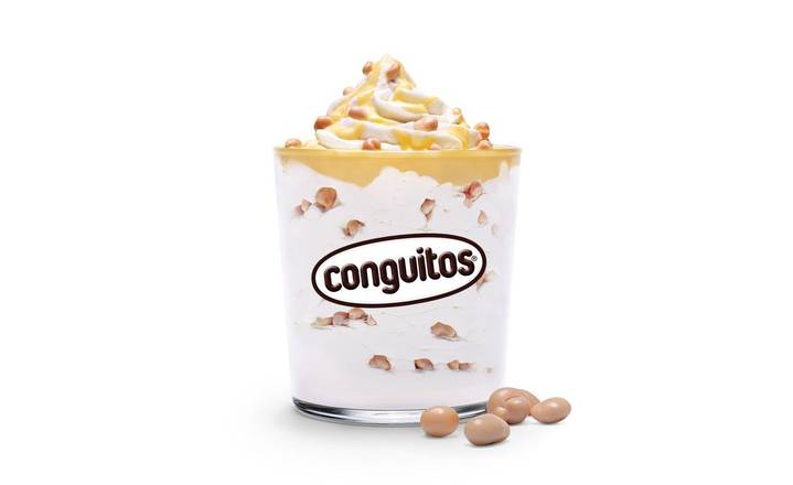 Cubo Helado Conguitos Blancos