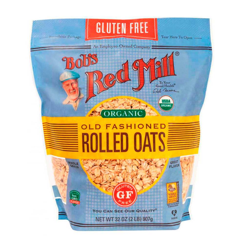 Bob's red mill avena regular orgánica sin gluten