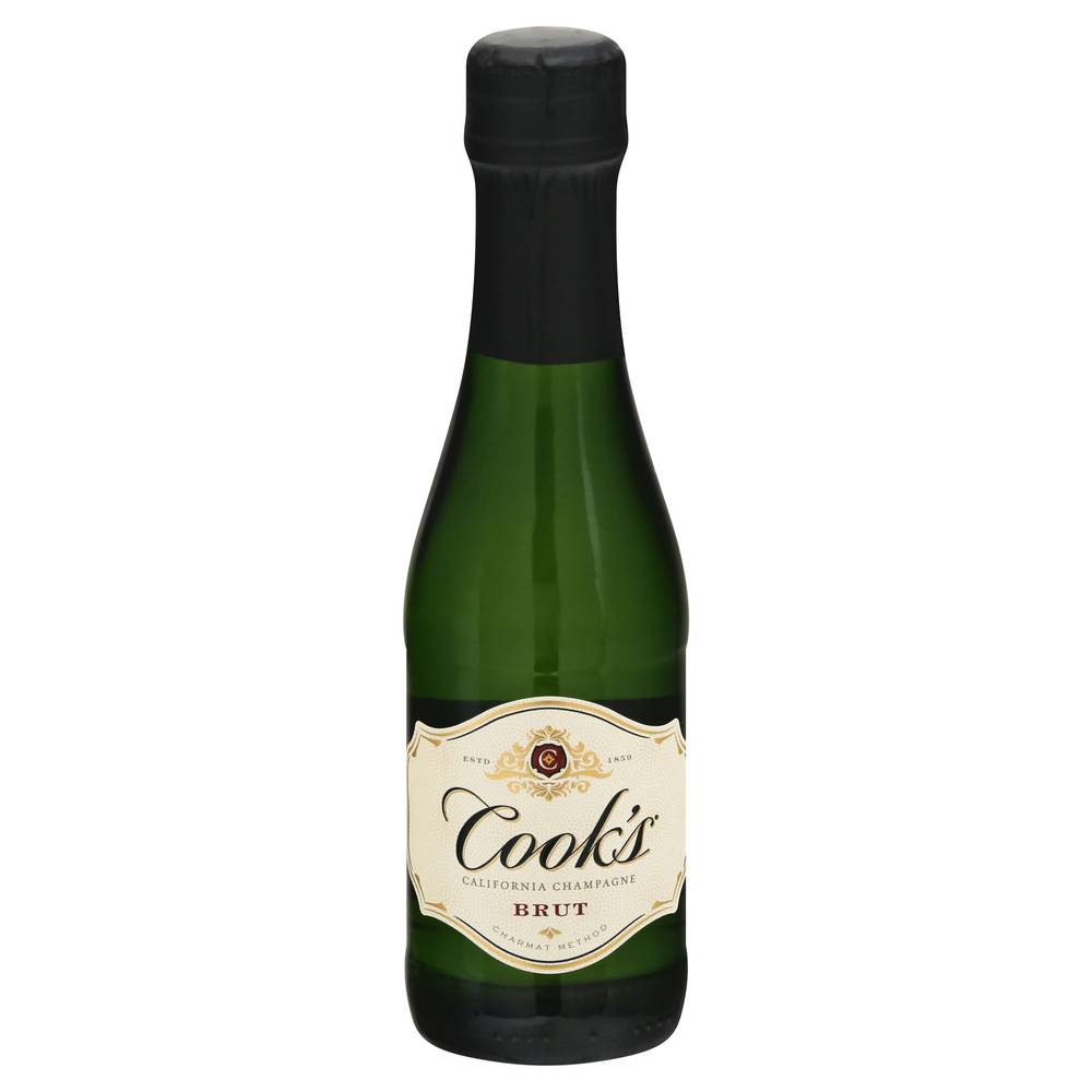 Cook's California Champagne Brut Wine (187 ml)