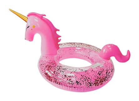 Single Swimmer Unicorn Tube Raft Ring Unicorn