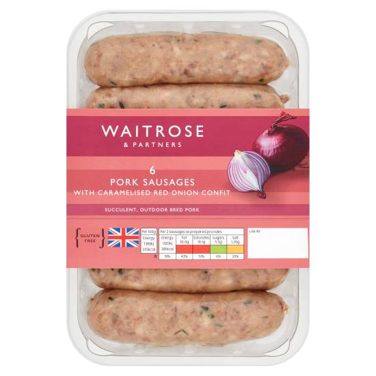 Waitrose British Pork Sausages (6 ct)