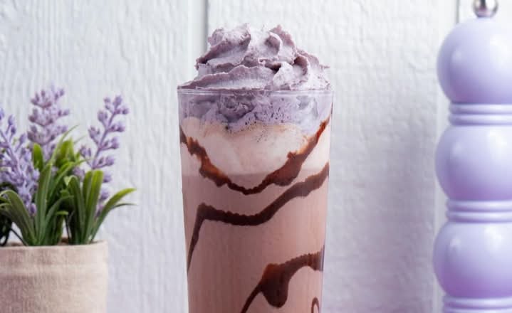 Lavender Iced Choc